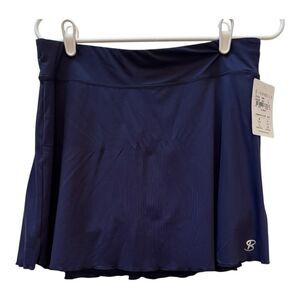 NWT Sofibella Navy 14” Activewear Tennis Skort  Size L